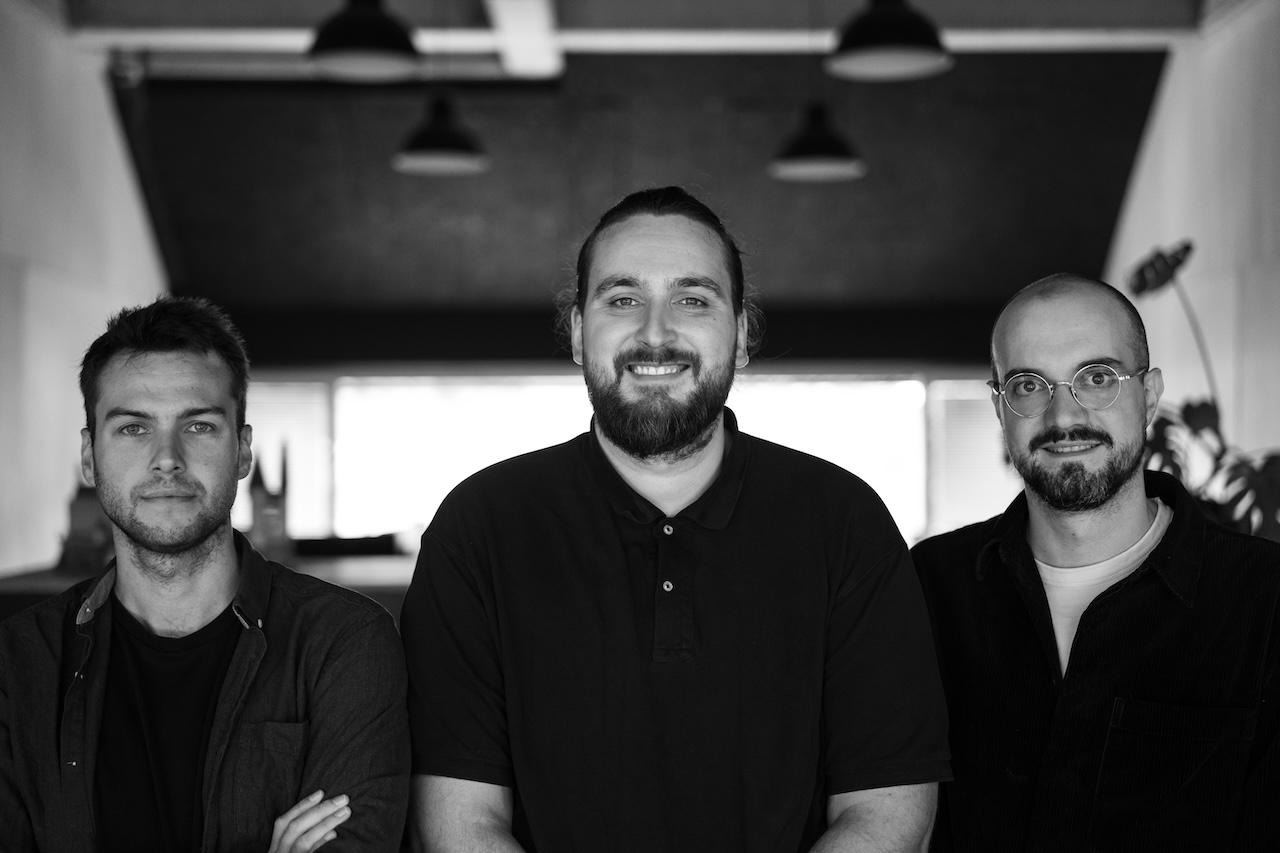 L'équipe d'atelier sauvegarde composé de Valentin, Pierre et Rémi.