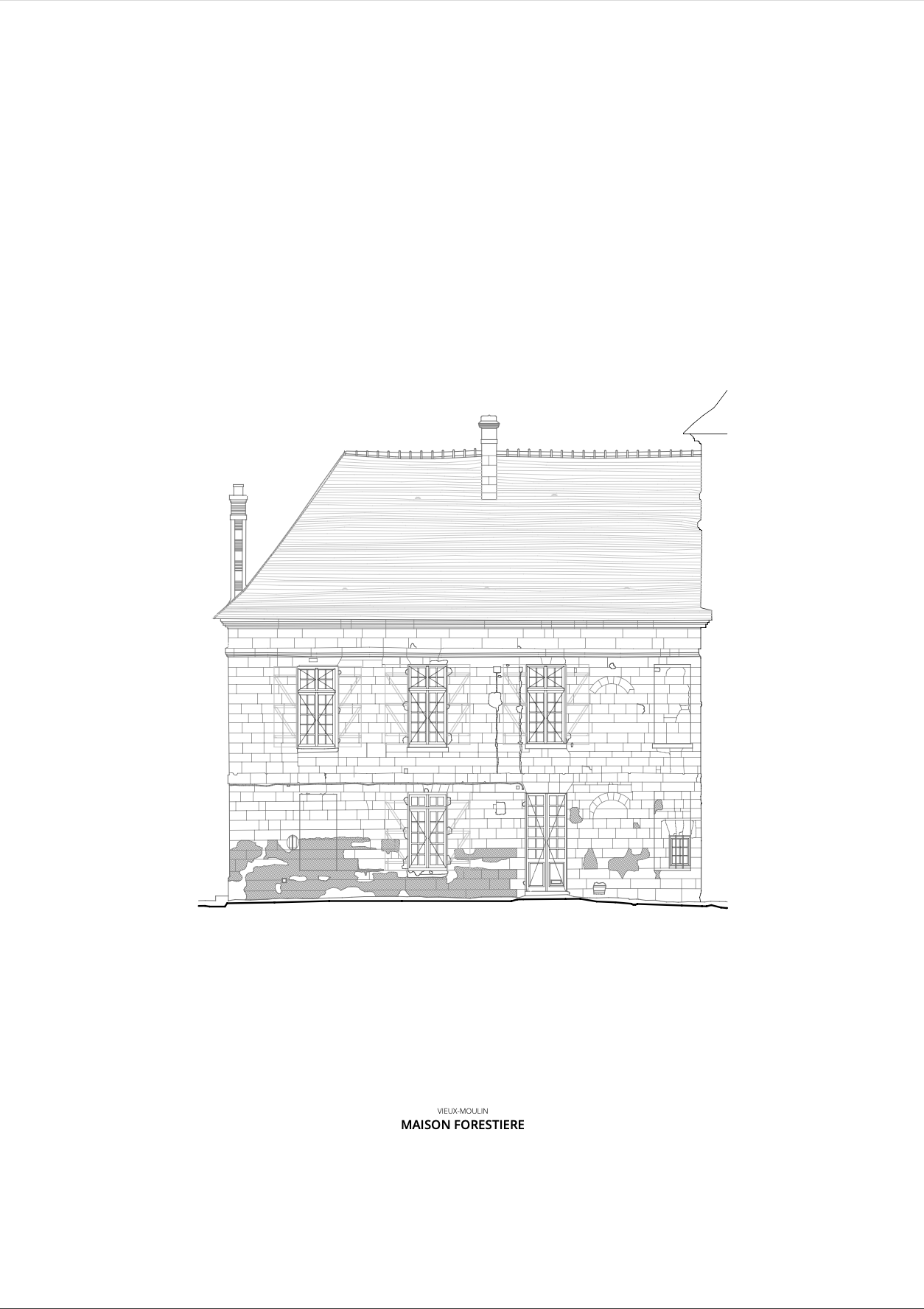 Filaire de la maison forestière de compiègne réalisé par Atelier Sauvegarde